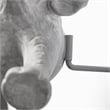 Maynard I Set of Grey Elephant Wall Decorations