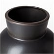 Laforge II Black Ceramic Vase