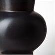Laforge II Black Ceramic Vase