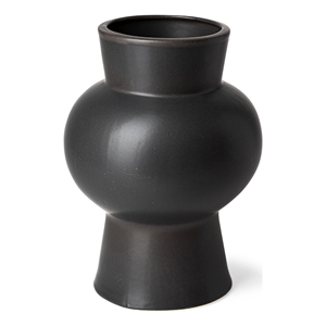 Laforge II Black Ceramic Vase