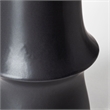 Laforge III Black Ceramic Vase