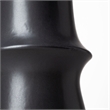 Laforge III Black Ceramic Vase