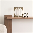 Lima II (Large) Gold Geometric Decorative Object