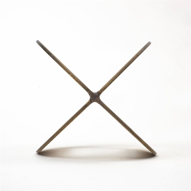 Cusco I (Small) Gold Geometric Decorative Object