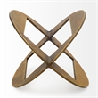 Cusco I (Small) Gold Geometric Decorative Object