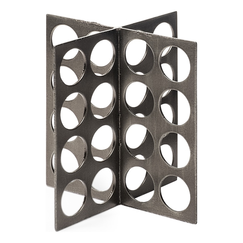 Fletcher (Small) Gray Metal Abstract Decorative Object