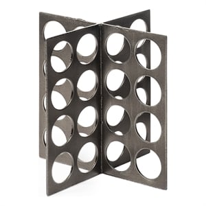 Fletcher (Small) Gray Metal Abstract Decorative Object