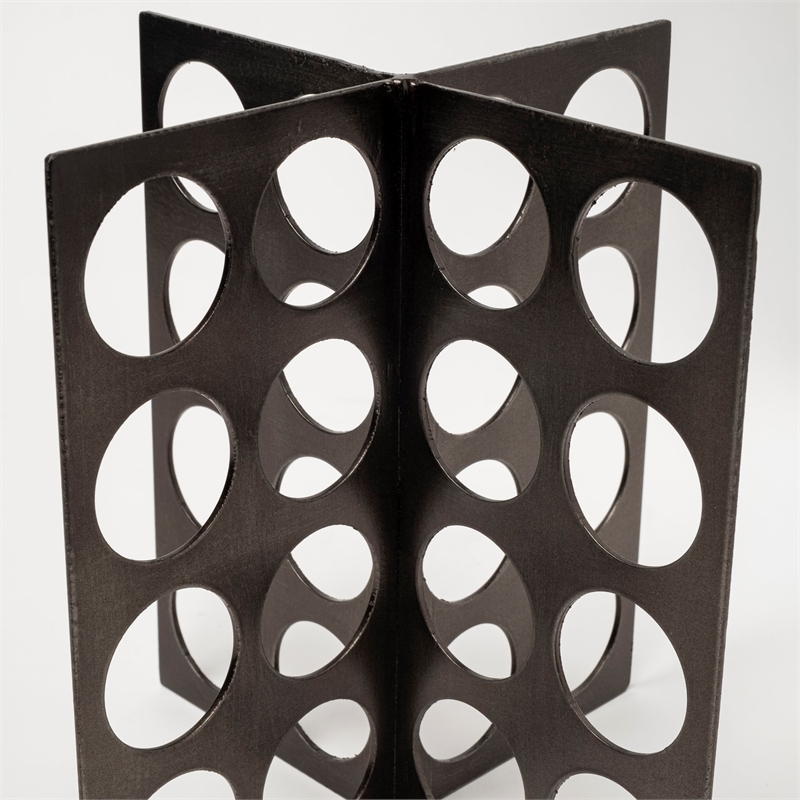 Fletcher (Large) Gray Metal Abstract Decorative Object