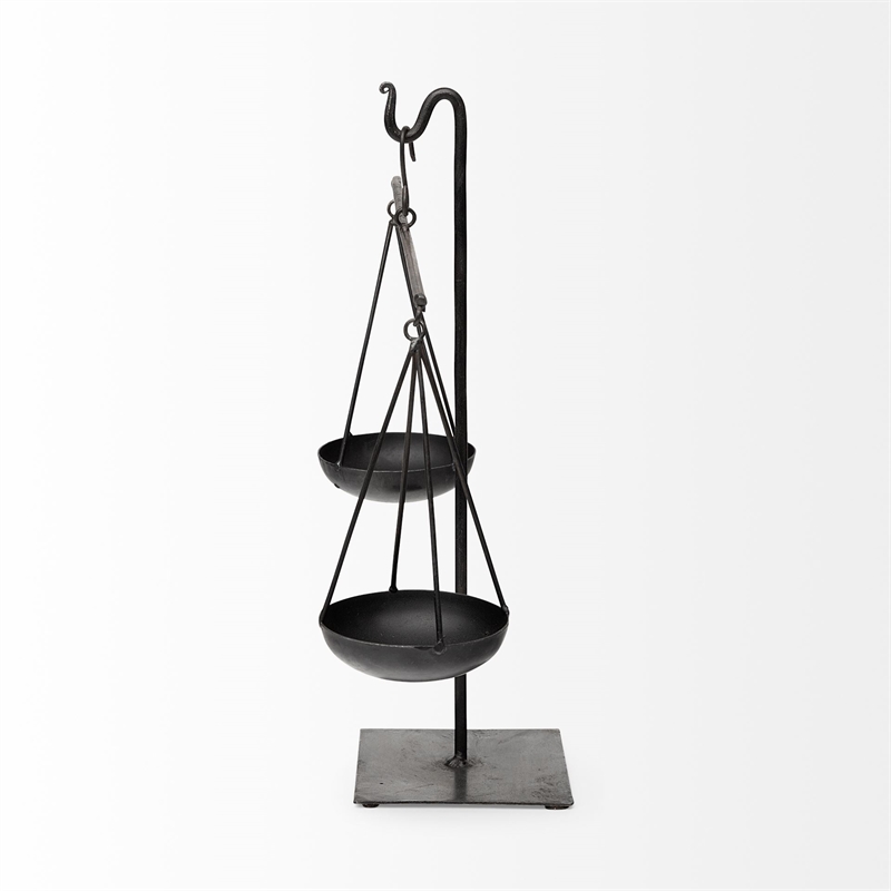 Ellis Black Metal Vintage Inspired Weighing Scale