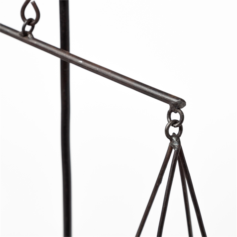 Ellis Black Metal Vintage Inspired Weighing Scale