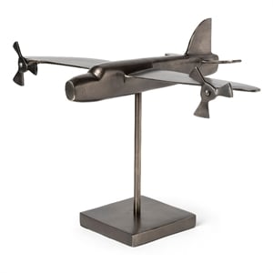 Maverick I Gray Metal Bomber Plane