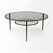 Felicity Marble Top W/Iron Frame Coffee Table