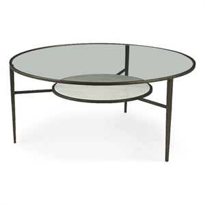 Felicity Marble Top W/Iron Frame Coffee Table