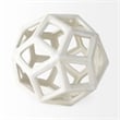Geom White Ceramic Geometric Object