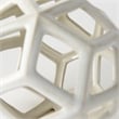 Geom White Ceramic Geometric Object