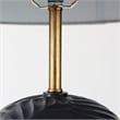 Quinn Navy Base W/Beige Fabric Shade Table Lamp
