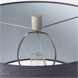 Quinn Beige Base W/Navy Fabric Shade Table Lamp