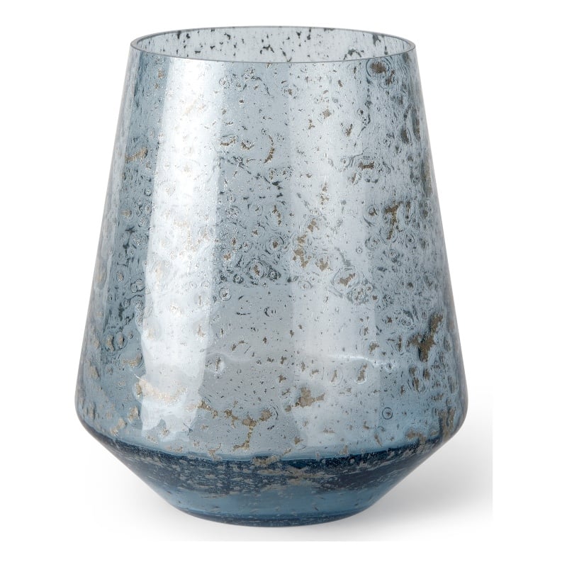 Robyn Tall Blue Glass Vase
