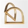 Locke Large Gold Metal Decorative Object