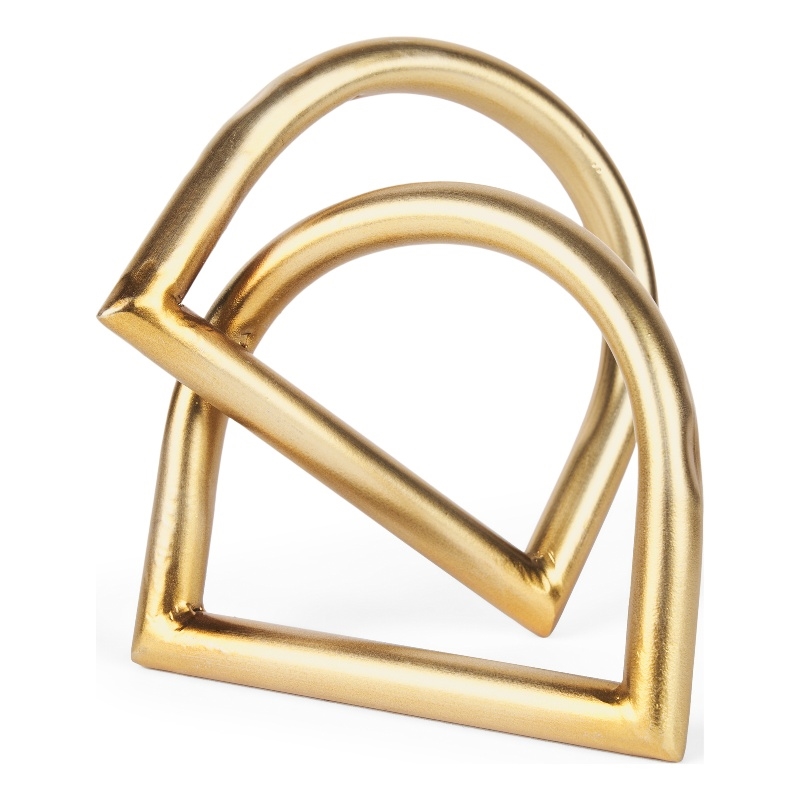 Locke Large Gold Metal Decorative Object