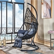 Artisan Furniture Cleorand Hanging Swing Chair in Grey with Grey Cushion