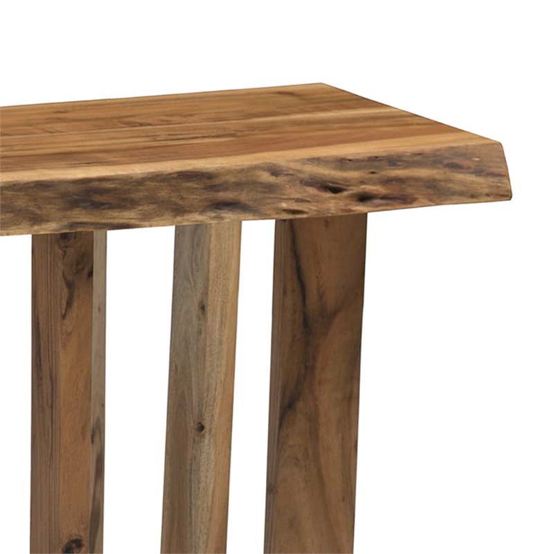 Alaterre Furniture Berkshire Natural Live Edge Wood End Table Cymax
