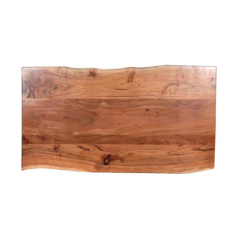 Hairpin Natural Live Edge Wood with Metal 48
