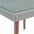 Albany All-Weather Wicker / Rattan Outdoor Gray Sofa with 26