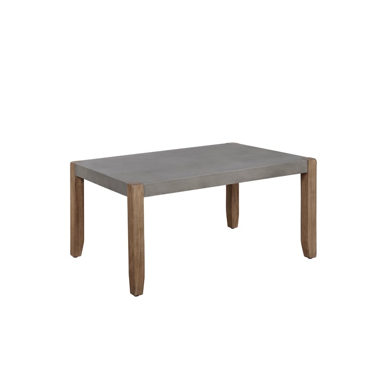 Newport 3-PC Faux Gray Concrete and Wood 36