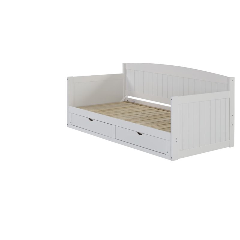 Alaterre Furniture Harmony Solid Wood Daybed With King Conversion In