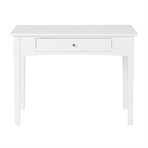 alaterre furniture shaker cottage 40 inch wide white wood desk