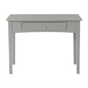 alaterre furniture shaker cottage 40 inch w wood desk - gray