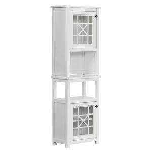 alaterre furniture derby bath deluxe storage cabinet with hutch