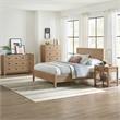 Alaterre Furniture Arden 2-Drawer Light Driftwood Pine Open Shelf Nightstand