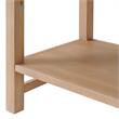 Alaterre Furniture Arden 2-Drawer Light Driftwood Pine Open Shelf Nightstand
