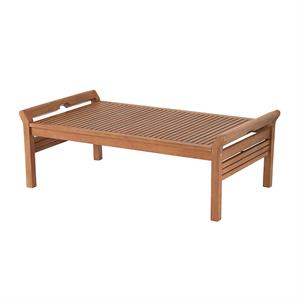 stamford eucalyptus wood outdoor rectangle coffee table