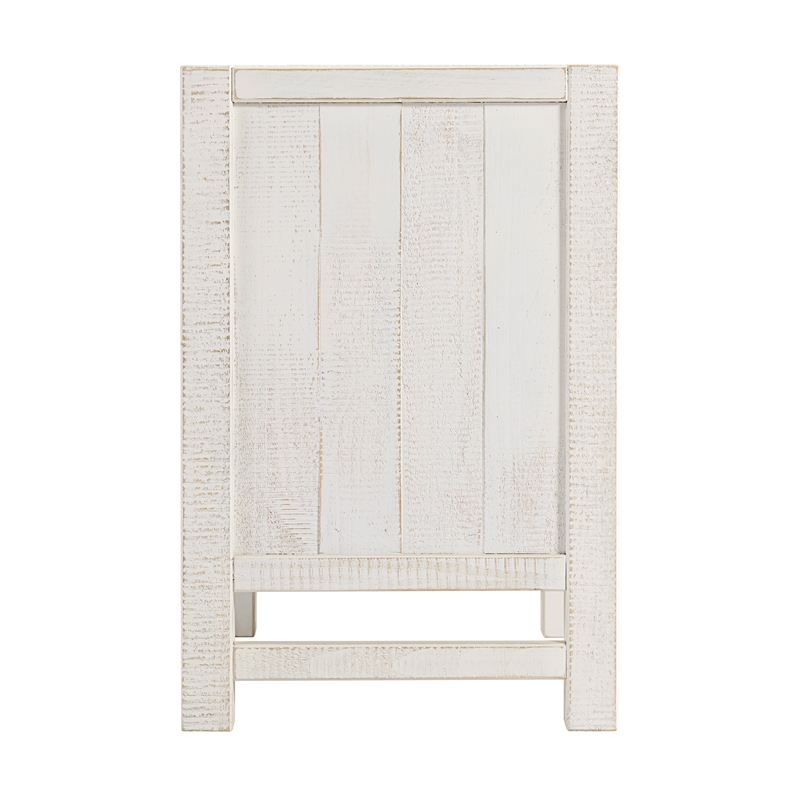 Windsor4-Piece Bedroom Set with Panel Full Bed 2 Nightstands and Chest - White
