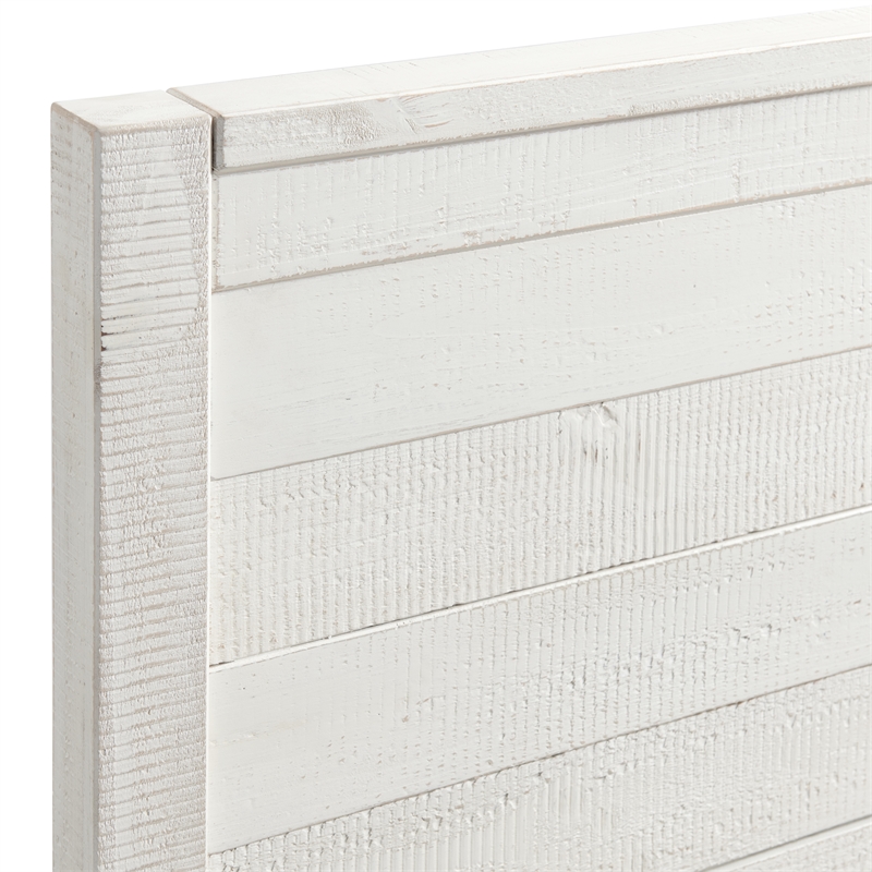 Windsor4-Piece Bedroom Set with Panel Full Bed 2 Nightstands and Chest - White