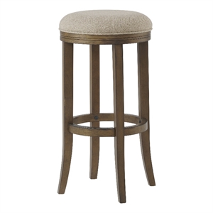 alaterre furniture natick bar height stool - brown