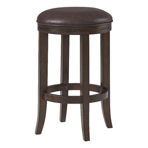 alaterre furniture natick counter height stool - distressed walnut
