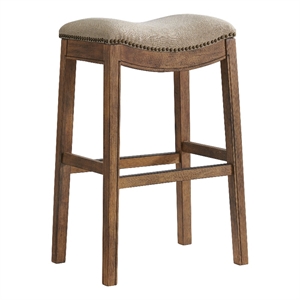 alaterre furniture williston bar height stool - natural