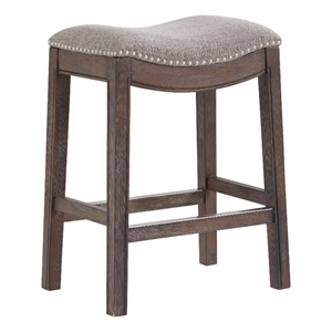alaterre furniture williston counter height stool - dark brown