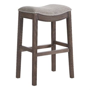 alaterre furniture williston bar height stool - dark brown