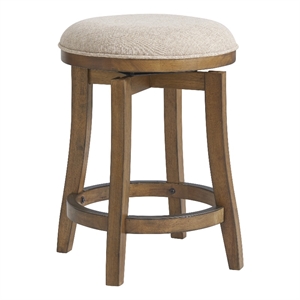 alaterre furniture ellie counter height stool - brown