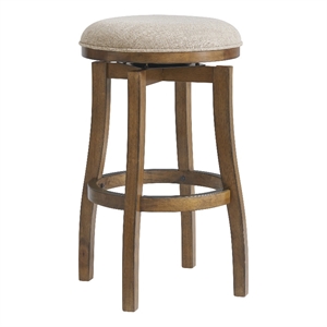 alaterre furniture ellie bar height stool - brown
