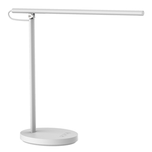hudson led 17.3 inches white desk lamp