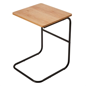 querencia 24 in. beige side table with steel base