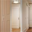 12 in. 1-Light Satin Nickel Finish Smart LED Ceiling Light Flush Mount