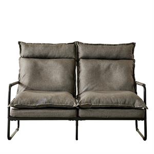 bake double seats reclining sofa in grey