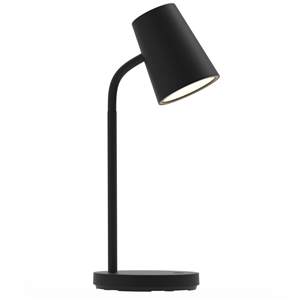 LED 15 inches Adjustable Desk Lamp in Black
